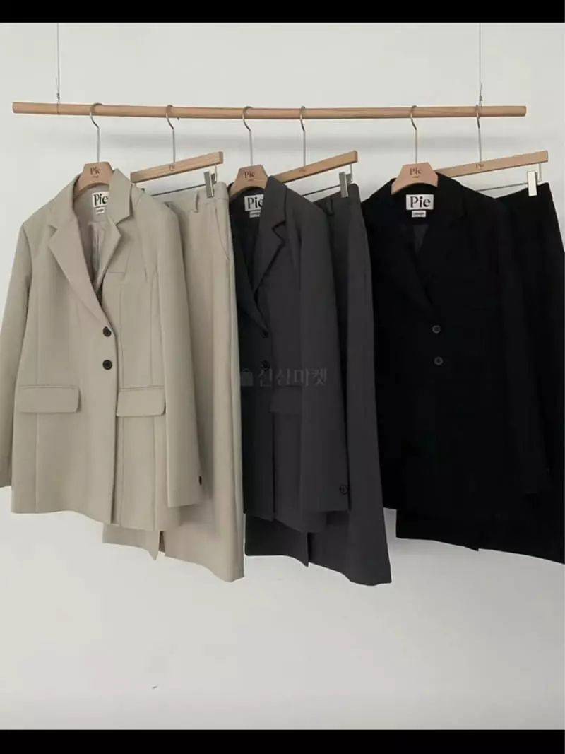 Lamagie Pie - Korean Women Fashion - #thelittlethings - Two Button Stitch Jacket - 6