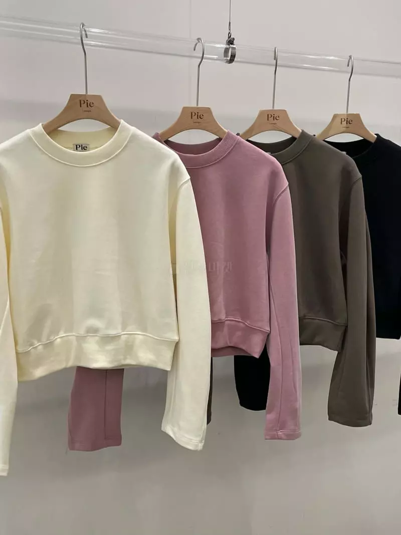 Lamagie Pie - Korean Women Fashion - #womensfashion - Crop Sweatshirt - 6