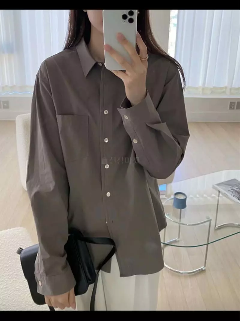 Lamagie Pie - Korean Women Fashion - #womensfashion - Autumn Shirt - 6