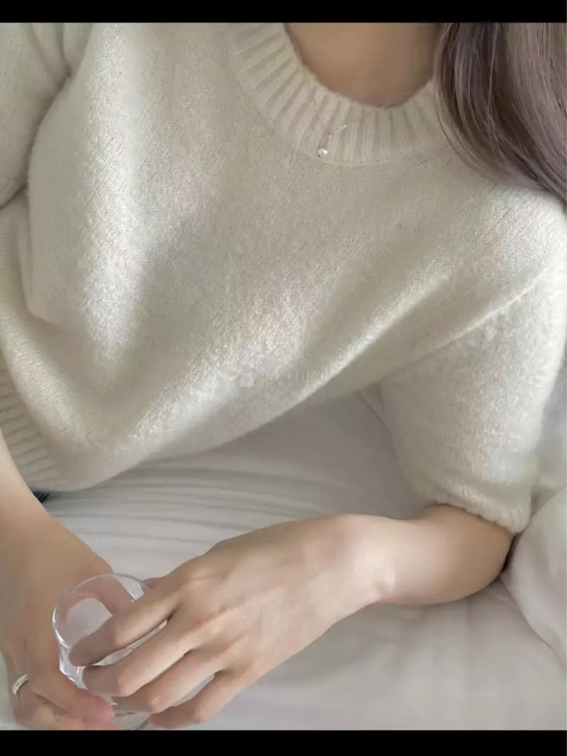 Lamagie Pie - Korean Women Fashion - #womensfashion - Mo Hair Timor Knit Tee - 7