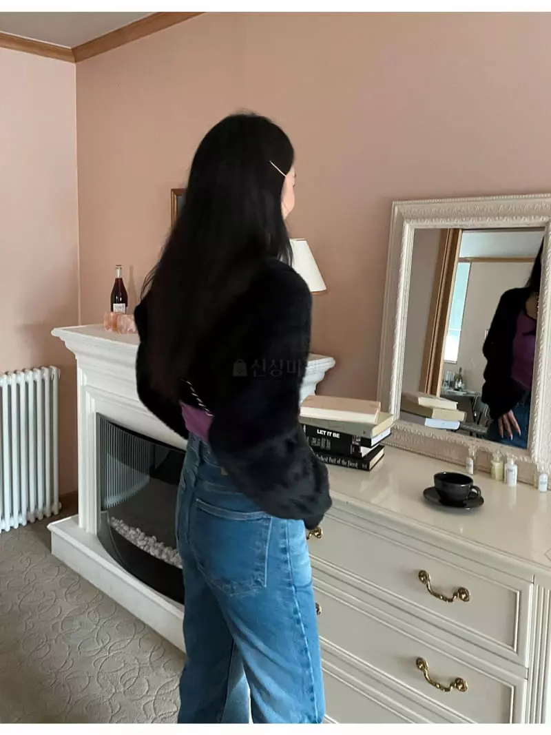Lamp - Korean Women Fashion - #momslook - Wing Bolero Knit Tee - 2
