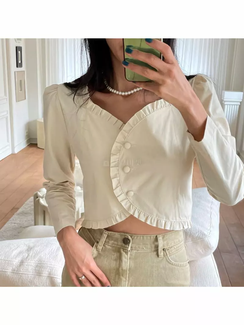 Lamp - Korean Women Fashion - #thatsdarling - Momo Blouse - 3
