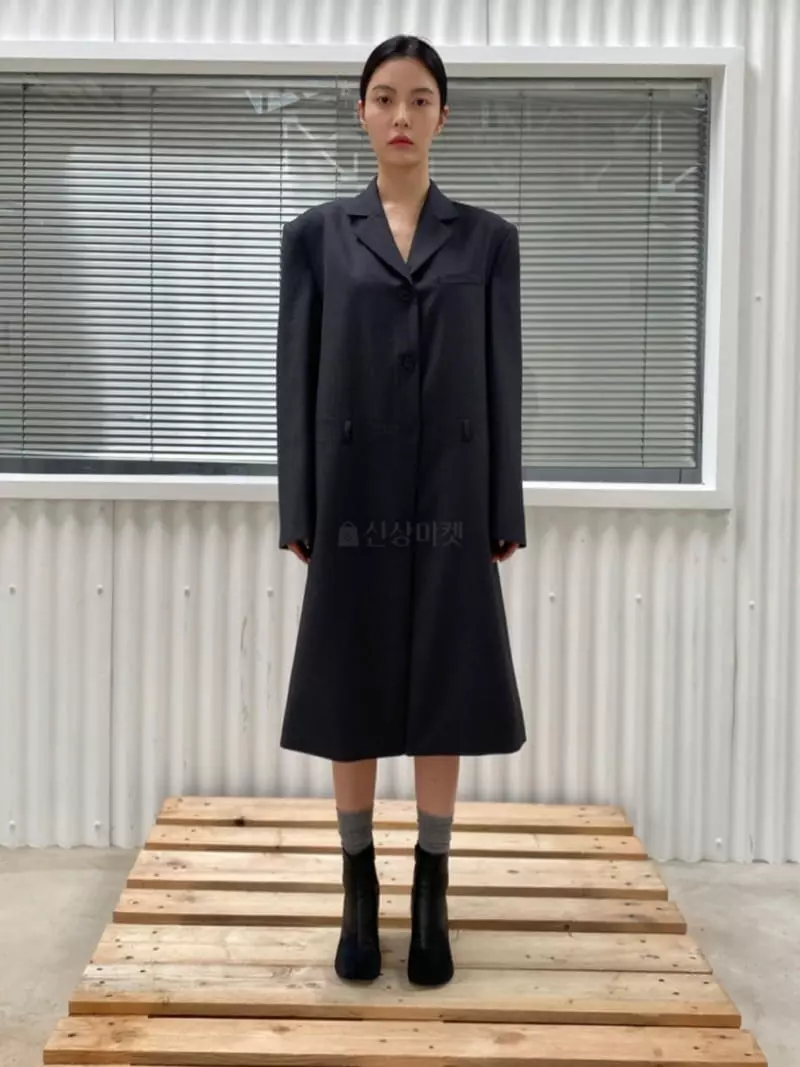 Le-Ppl - Korean Women Fashion - #momslook - Six Long Jacket - 2