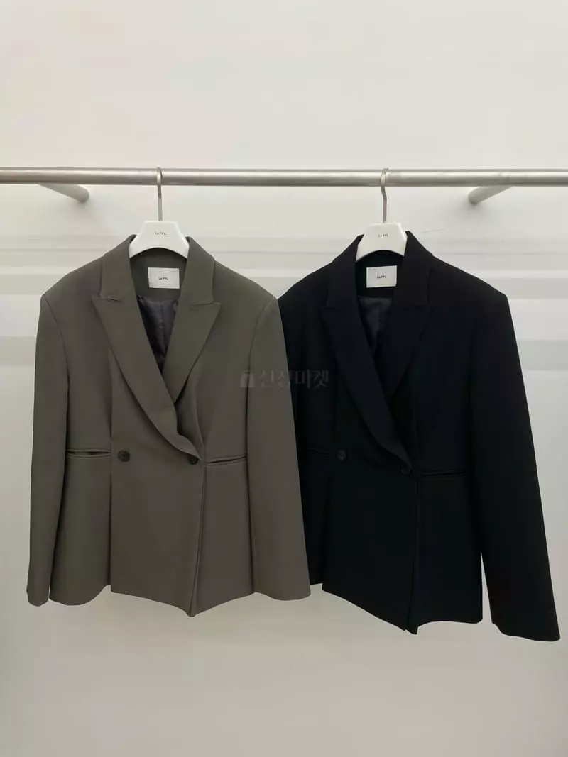 Le-Ppl - Korean Women Fashion - #momslook - Button Jacket - 9