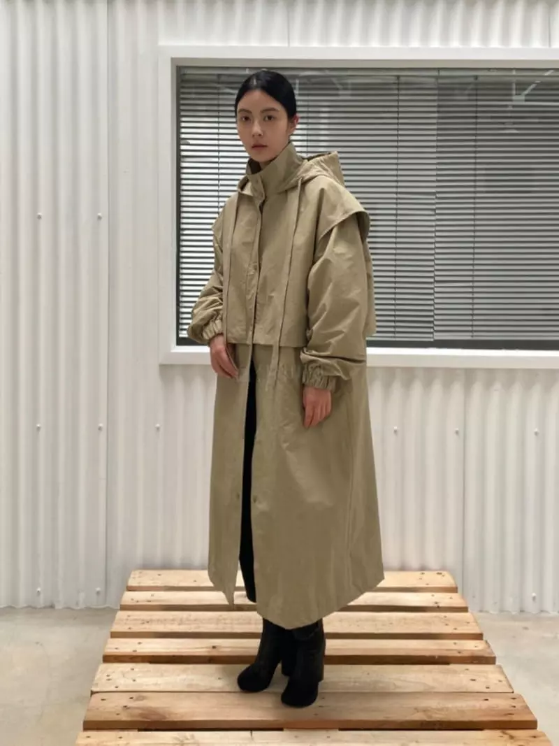 Le-Ppl - Korean Women Fashion - #momslook - Byeing Hoody Field Jacket - 2