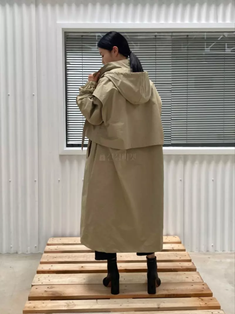 Le-Ppl - Korean Women Fashion - #womensfashion - Byeing Hoody Field Jacket - 4