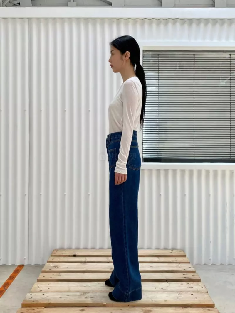 Le-Ppl - Korean Women Fashion - #pursuepretty - Pocker Jeans - 3