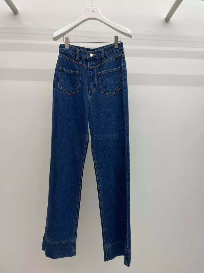 Le-Ppl - Korean Women Fashion - #romanticstyle - Pocker Jeans - 5