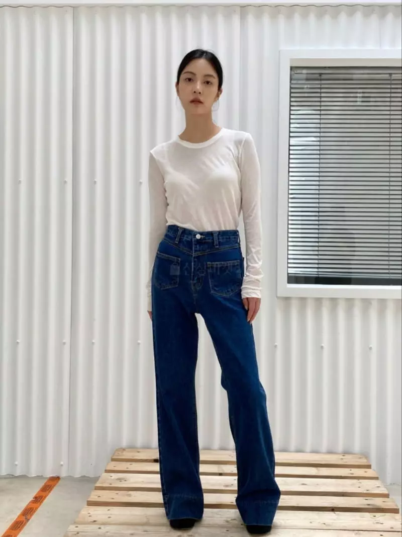 Le-Ppl - Korean Women Fashion - #vintageinspired - Pocker Jeans