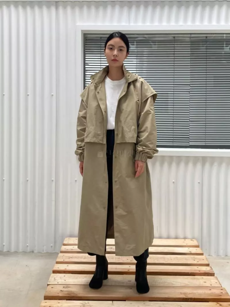 Le-Ppl - Korean Women Fashion - #womensfashion - Byeing Hoody Field Jacket