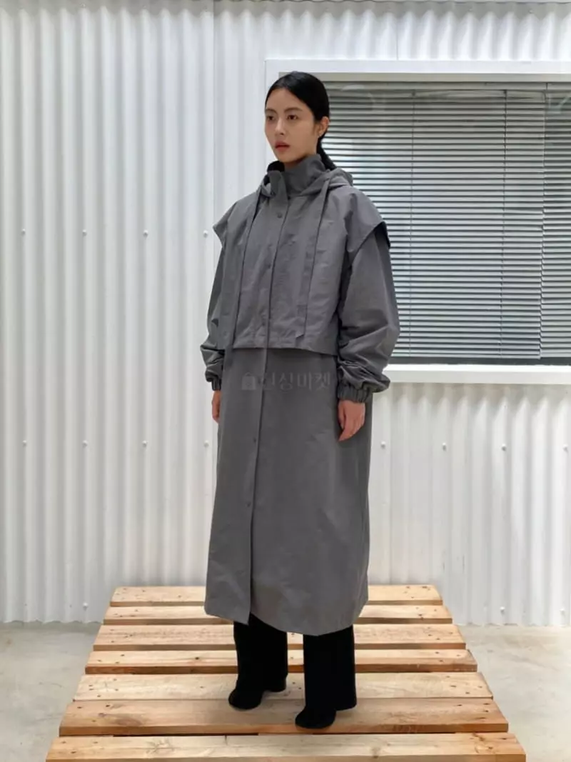 Le-Ppl - Korean Women Fashion - #womensfashion - Byeing Hoody Field Jacket - 9