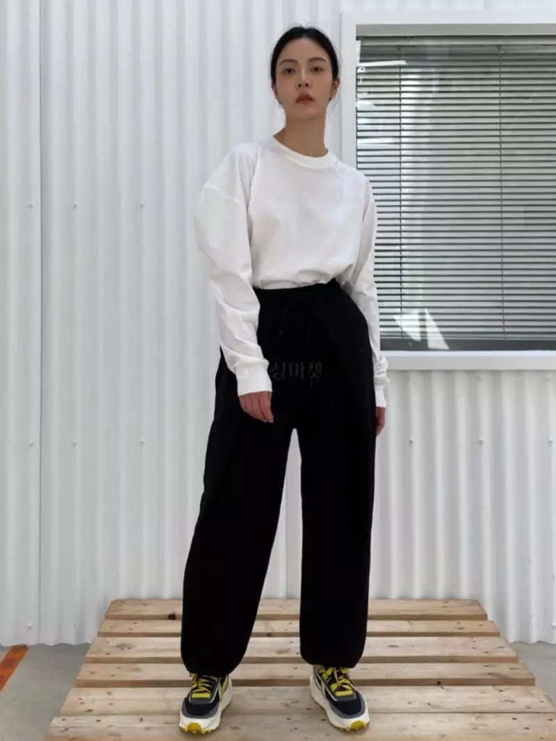 Le-Ppl - Korean Women Fashion - #momslook - Low Pants - 4