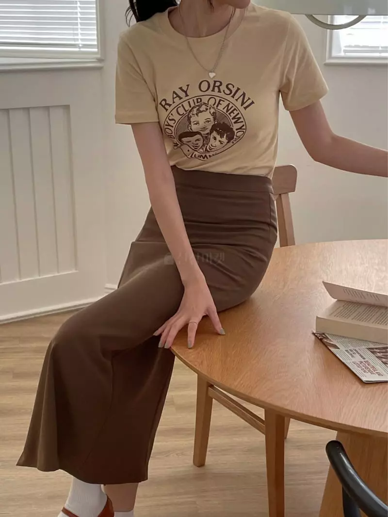 Lefave - Korean Women Fashion - #momslook - Face Tee - 8