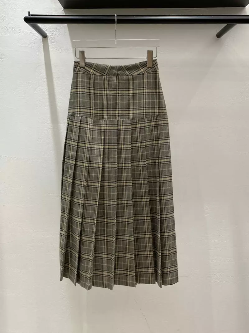 Lefave - Korean Women Fashion - #momslook - Check Skirt - 12