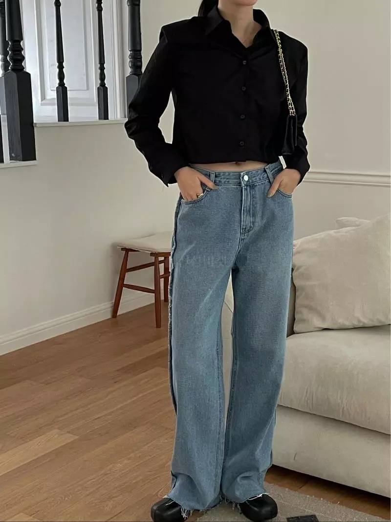 Lefave - Korean Women Fashion - #momslook - Over Jeans
