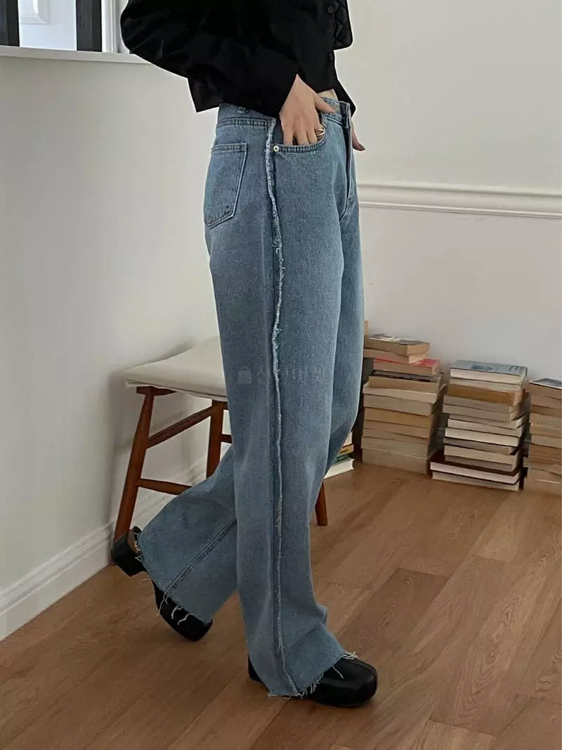 Lefave - Korean Women Fashion - #momslook - Over Jeans - 5