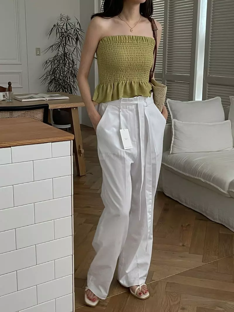 Lefave - Korean Women Fashion - #momslook - Stone Pants - 6