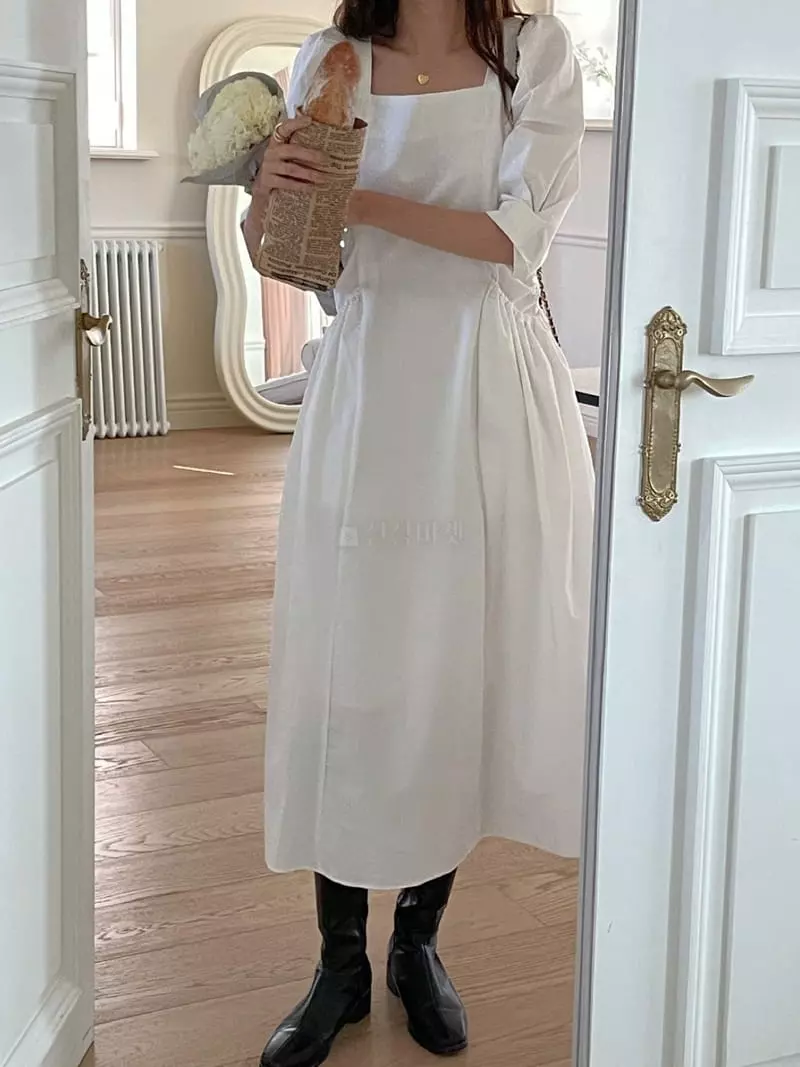 Lefave - Korean Women Fashion - #momslook - Square One-piece - 3