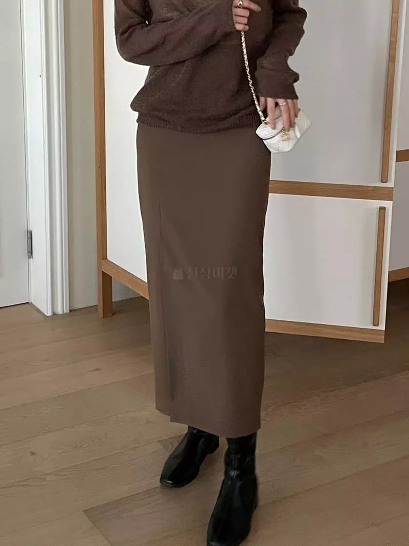 Lefave - Korean Women Fashion - #pursuepretty - Slit Skirt