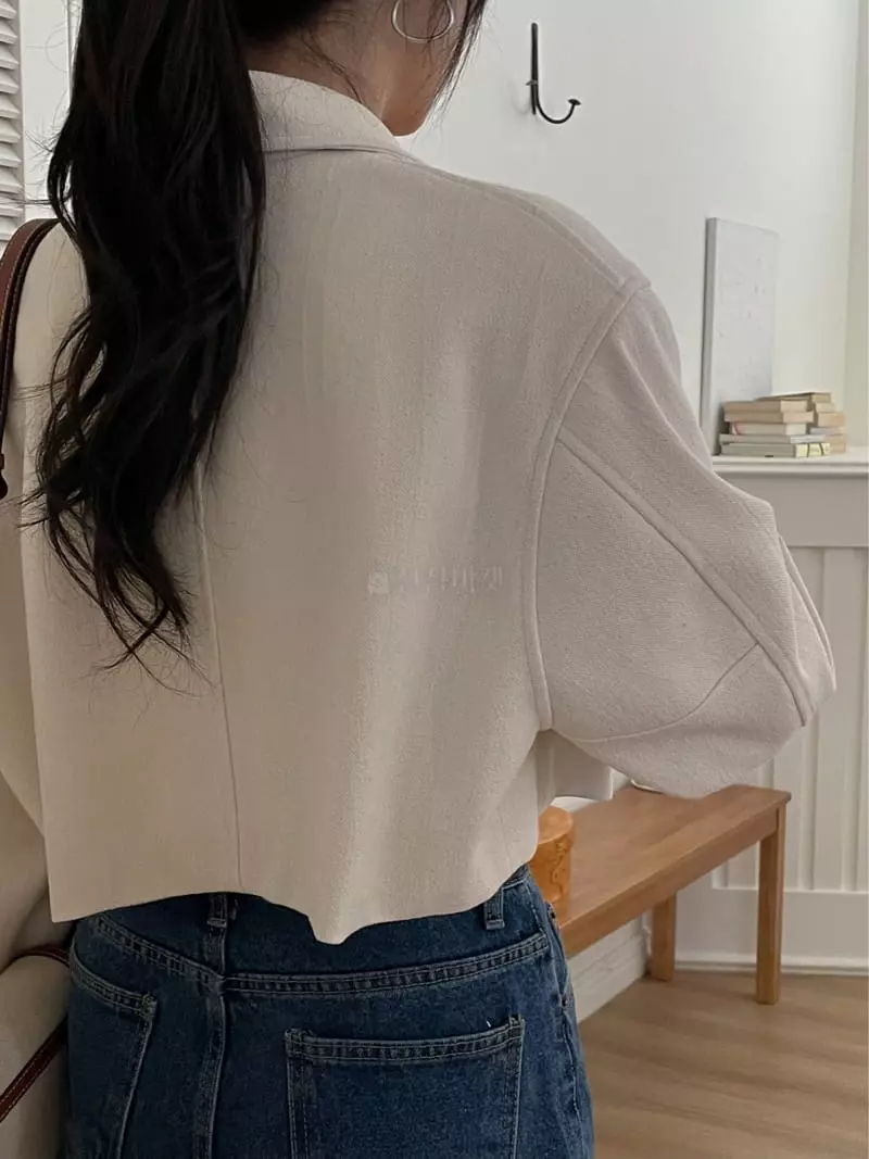 Lefave - Korean Women Fashion - #pursuepretty - Pocket Short Jacket - 4