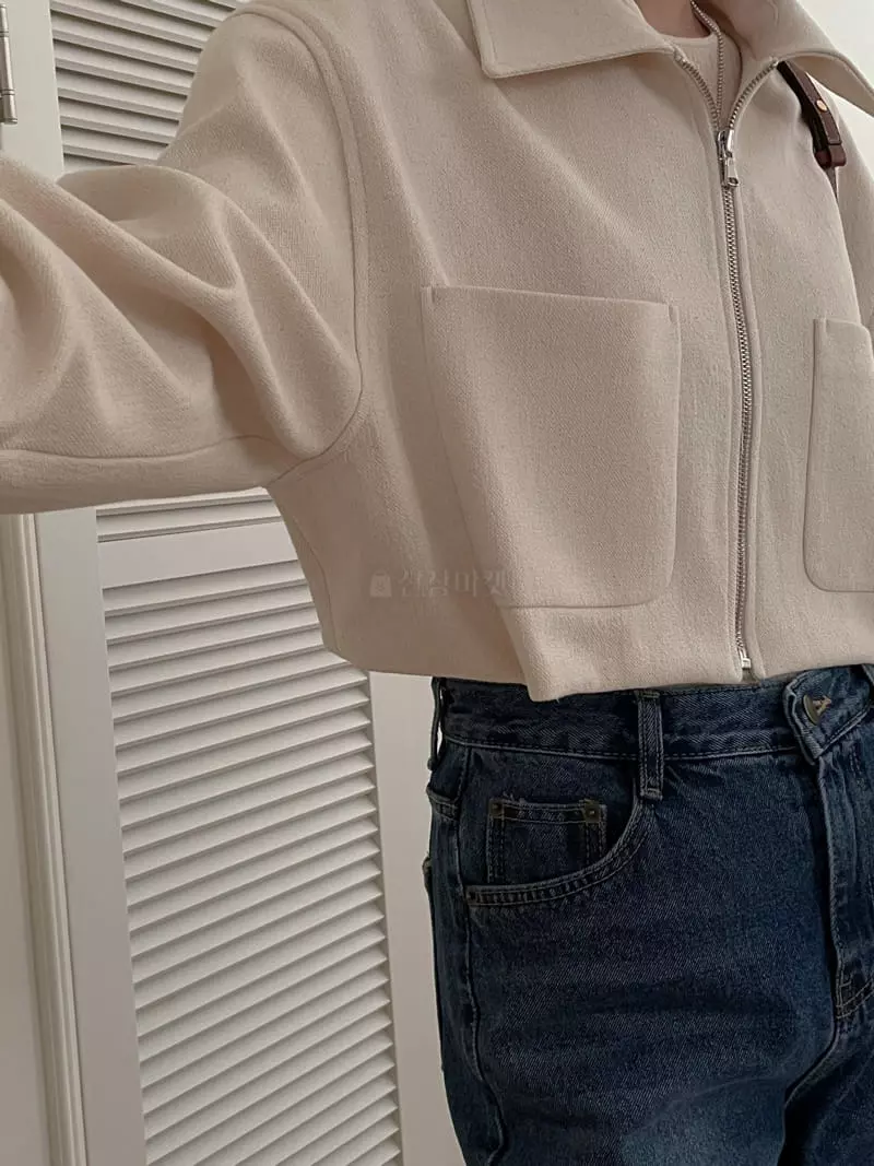 Lefave - Korean Women Fashion - #romanticstyle - Pocket Short Jacket - 5
