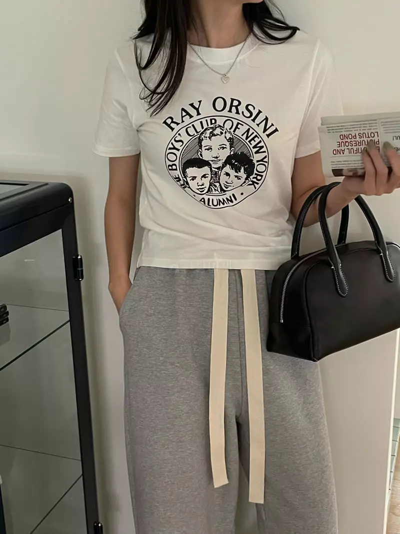 Lefave - Korean Women Fashion - #restrostyle - Face Tee - 4