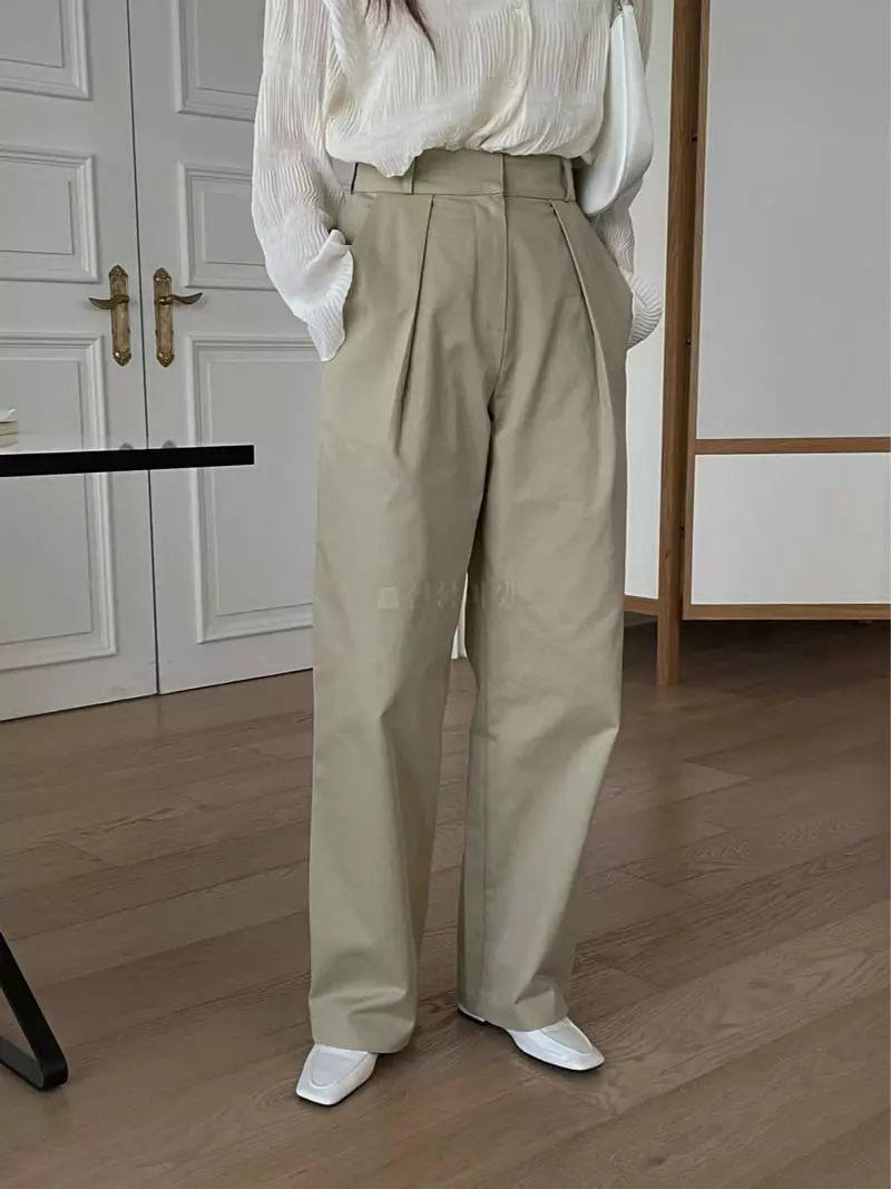 Lefave - Korean Women Fashion - #thelittlethings - Chino Pants - 2