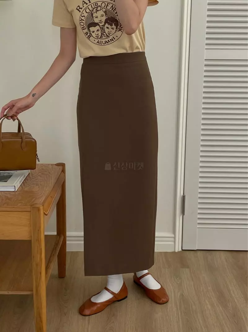 Lefave - Korean Women Fashion - #womensfashion - Slit Skirt - 8