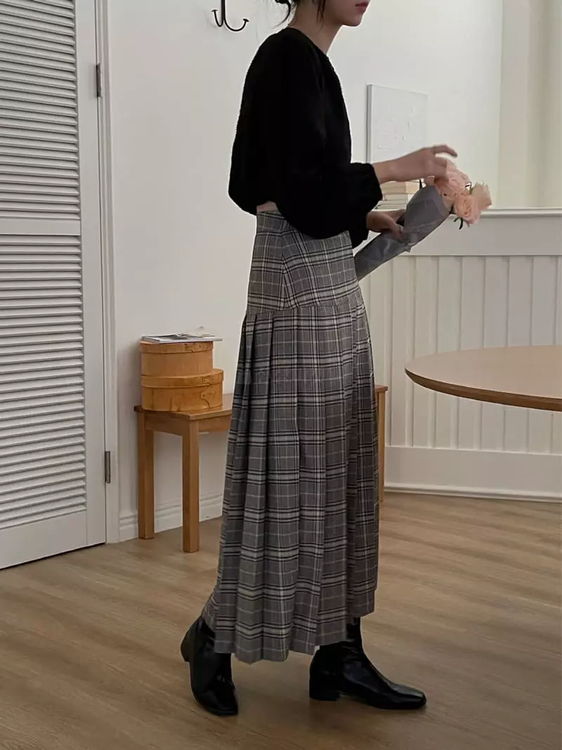 Lefave - Korean Women Fashion - #womensfashion - Check Skirt - 9