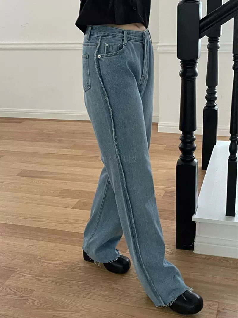 Lefave - Korean Women Fashion - #womensfashion - Over Jeans - 12