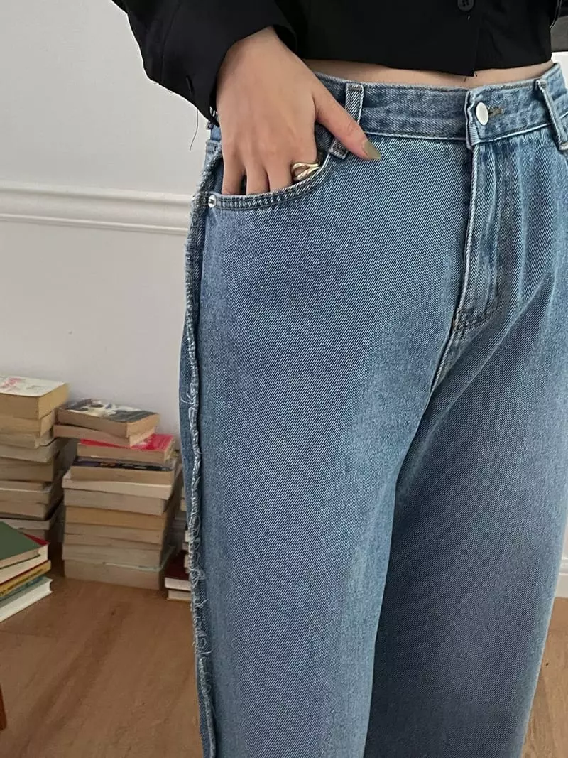 Lefave - Korean Women Fashion - #momslook - Over Jeans - 4