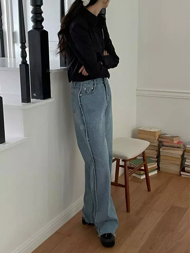 Lefave - Korean Women Fashion - #womensfashion - Over Jeans - 6