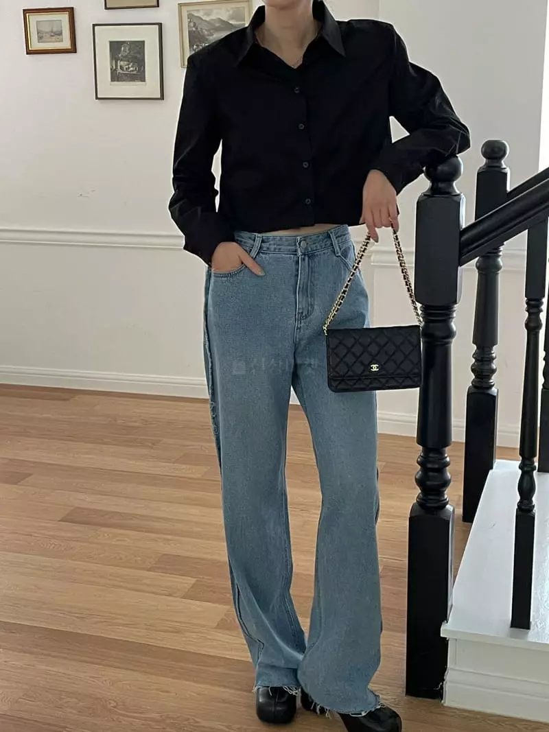 Lefave - Korean Women Fashion - #womensfashion - Over Jeans - 8