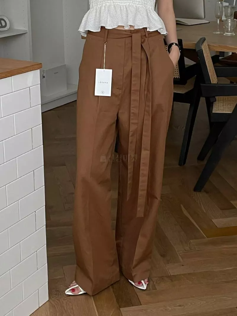 Lefave - Korean Women Fashion - #womensfashion - Stone Pants - 9