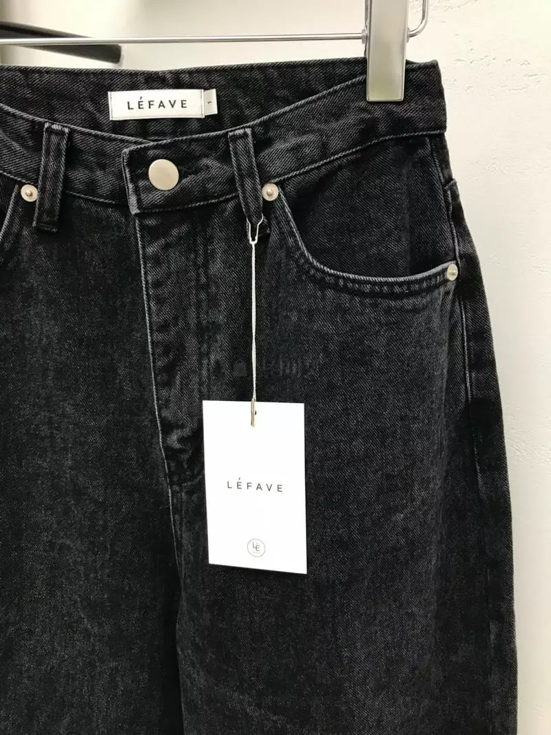 Lefave - Korean Women Fashion - #womensfashion - Black Washing Jeans - 3