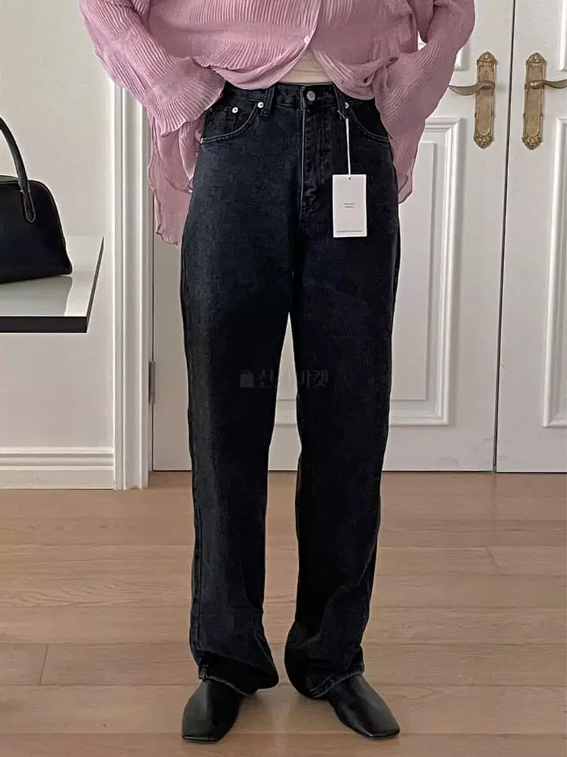 Lefave - Korean Women Fashion - #womensfashion - Black Washing Jeans - 5