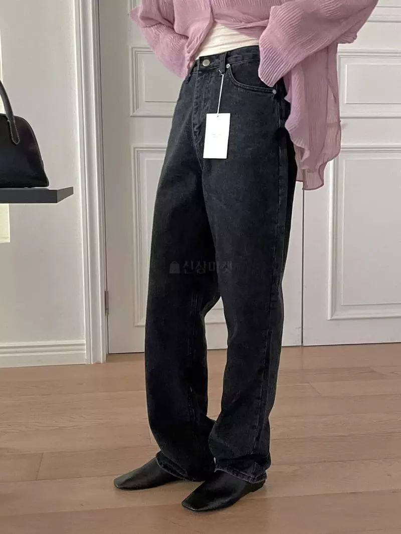 Lefave - Korean Women Fashion - #womensfashion - Black Washing Jeans - 9