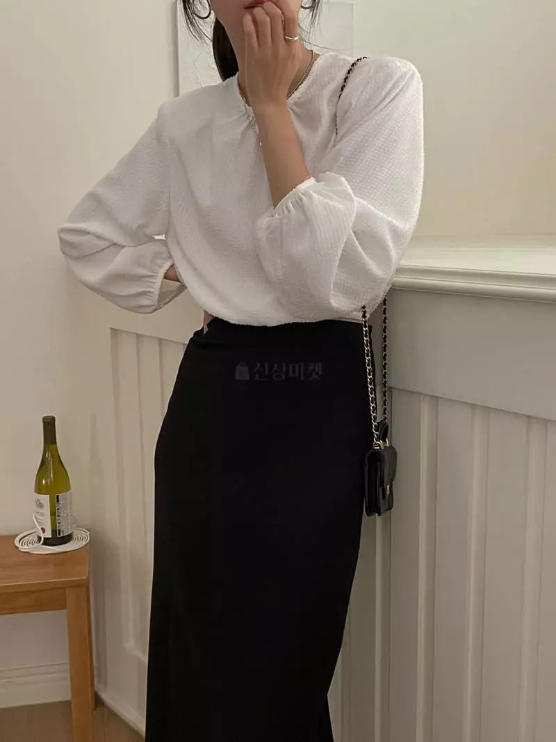 Lefave - Korean Women Fashion - #momslook - Button Back Blouse - 4