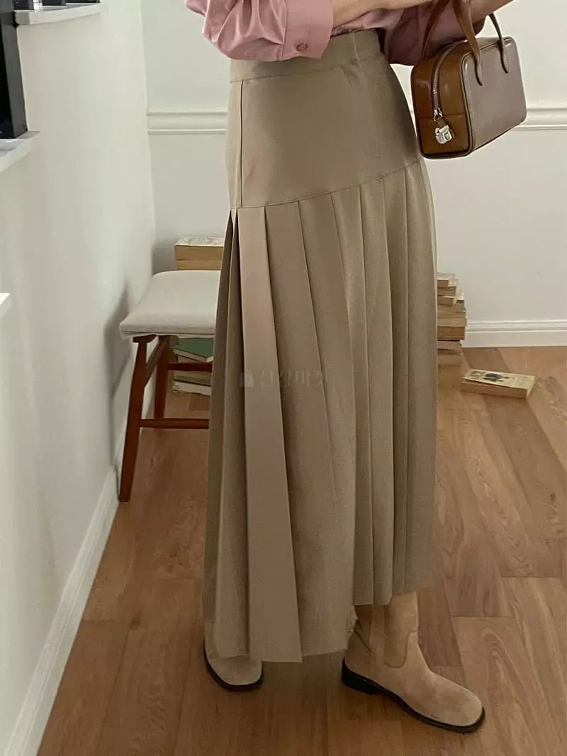 Lefave - Korean Women Fashion - #womensfashion - Maxy Wrinkle Skirt