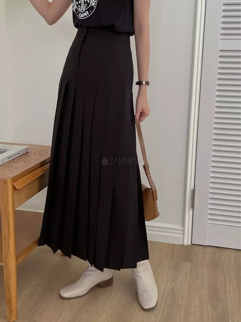 Lefave - Korean Women Fashion - #womensfashion - Maxy Wrinkle Skirt - 9