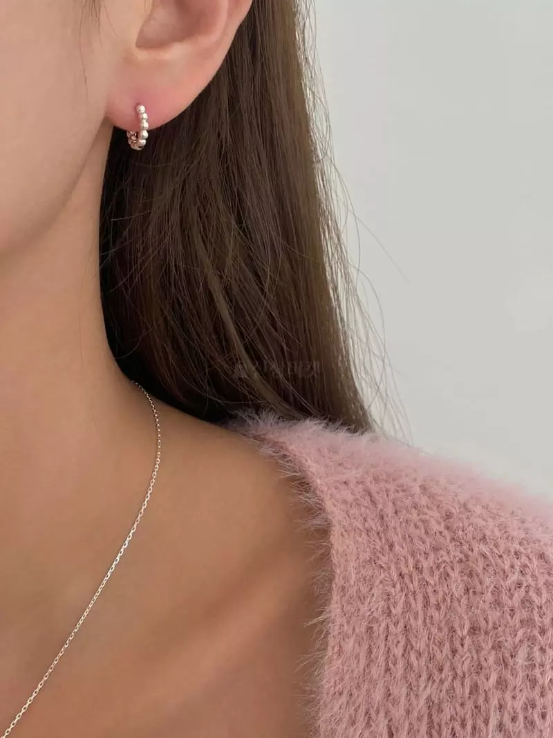 Lemei - Korean Women Fashion - #momslook - E064 Earring - 3
