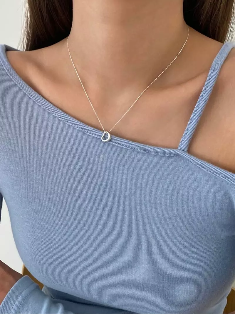 Lemei - Korean Women Fashion - #womensfashion - N111 Heart Necklace - 2