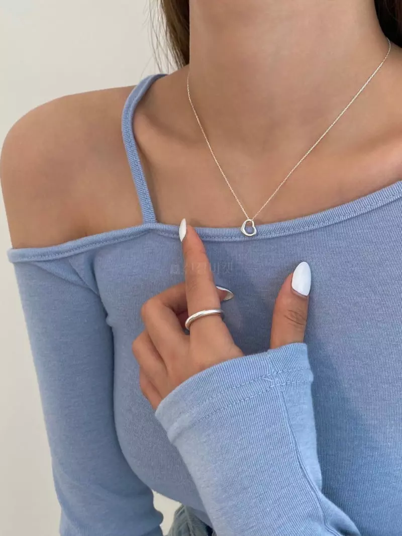 Lemei - Korean Women Fashion - #womensfashion - N111 Heart Necklace - 6