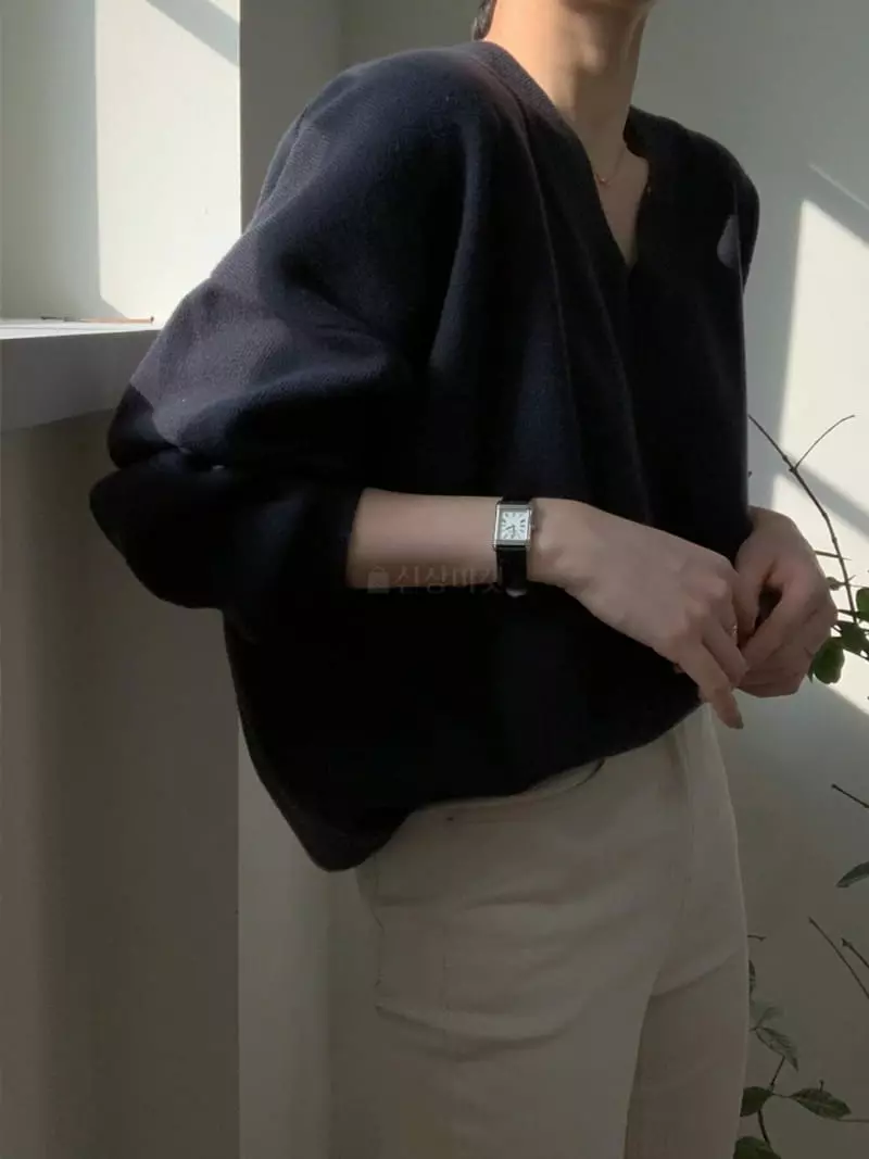 Leneuf - Korean Women Fashion - #momslook - Cash Knit Tee - 7