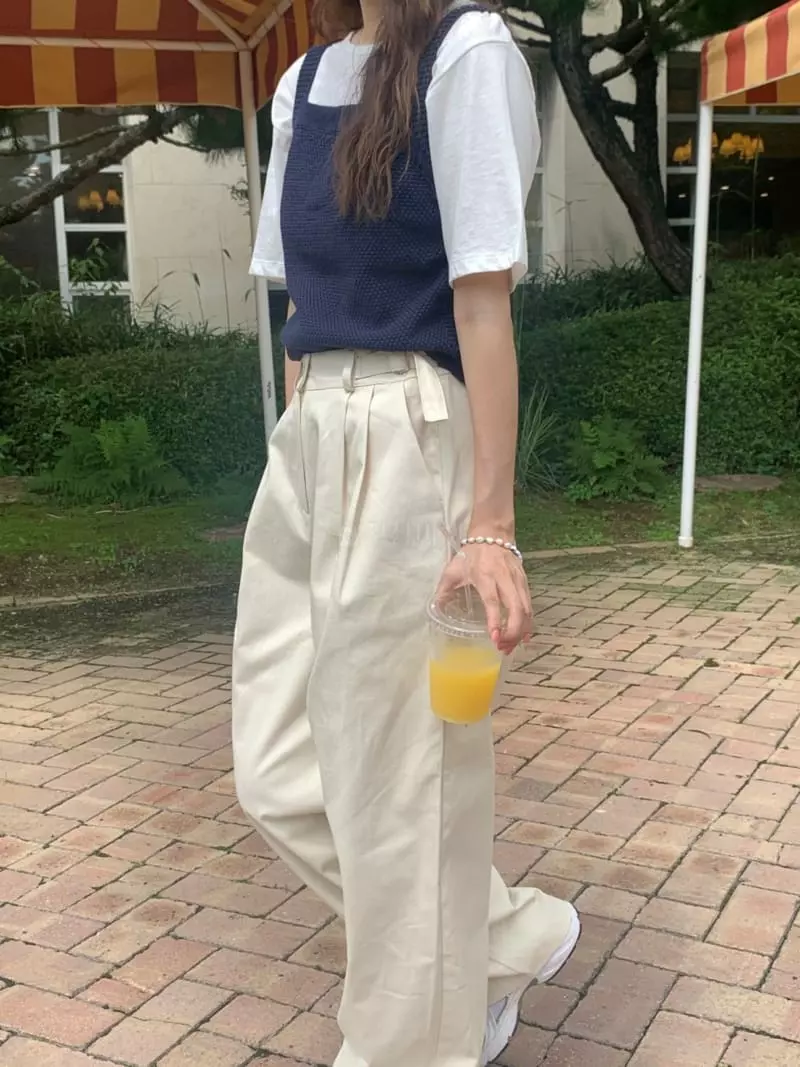 Leneuf - Korean Women Fashion - #romanticstyle - Bijou Pants  - 6
