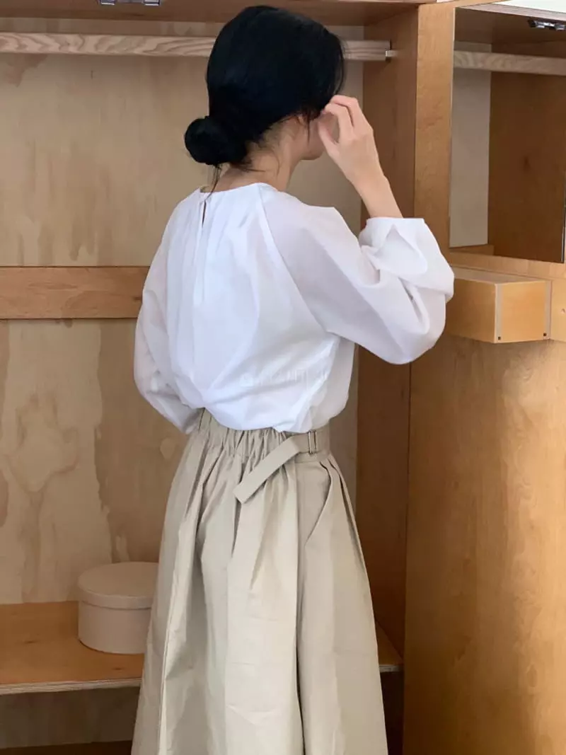 Leneuf - Korean Women Fashion - #vintagekidsstyle - Weasel Blouse - 5