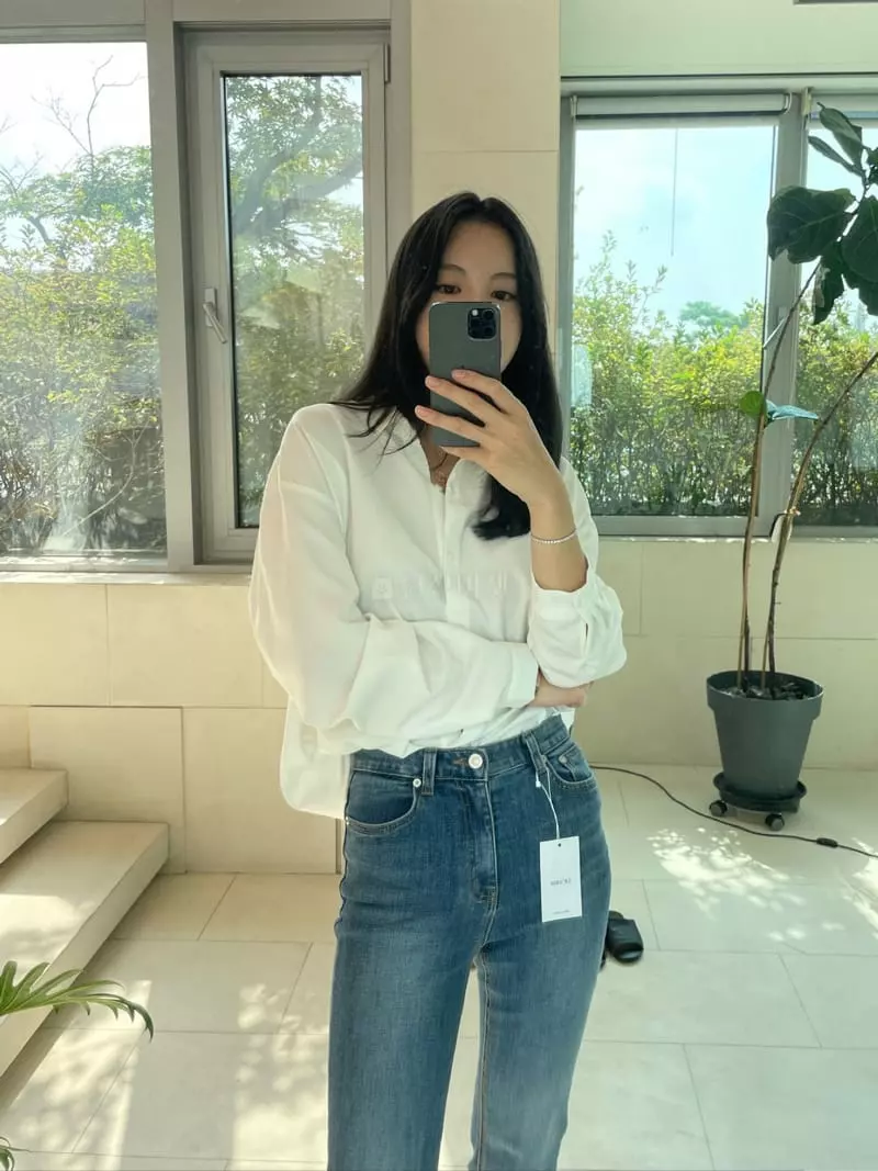 Levase - Korean Women Fashion - #momslook - Frim Shirt
