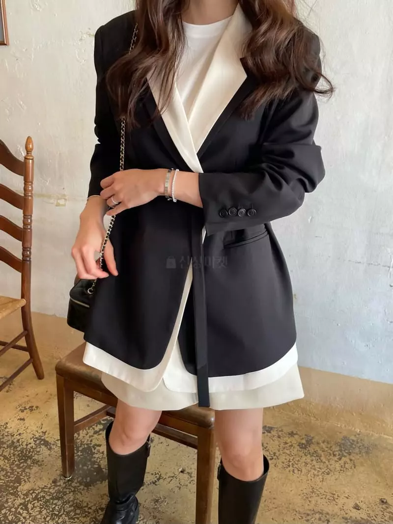 Levase - Korean Women Fashion - #momslook - Two Fold Jacket - 10