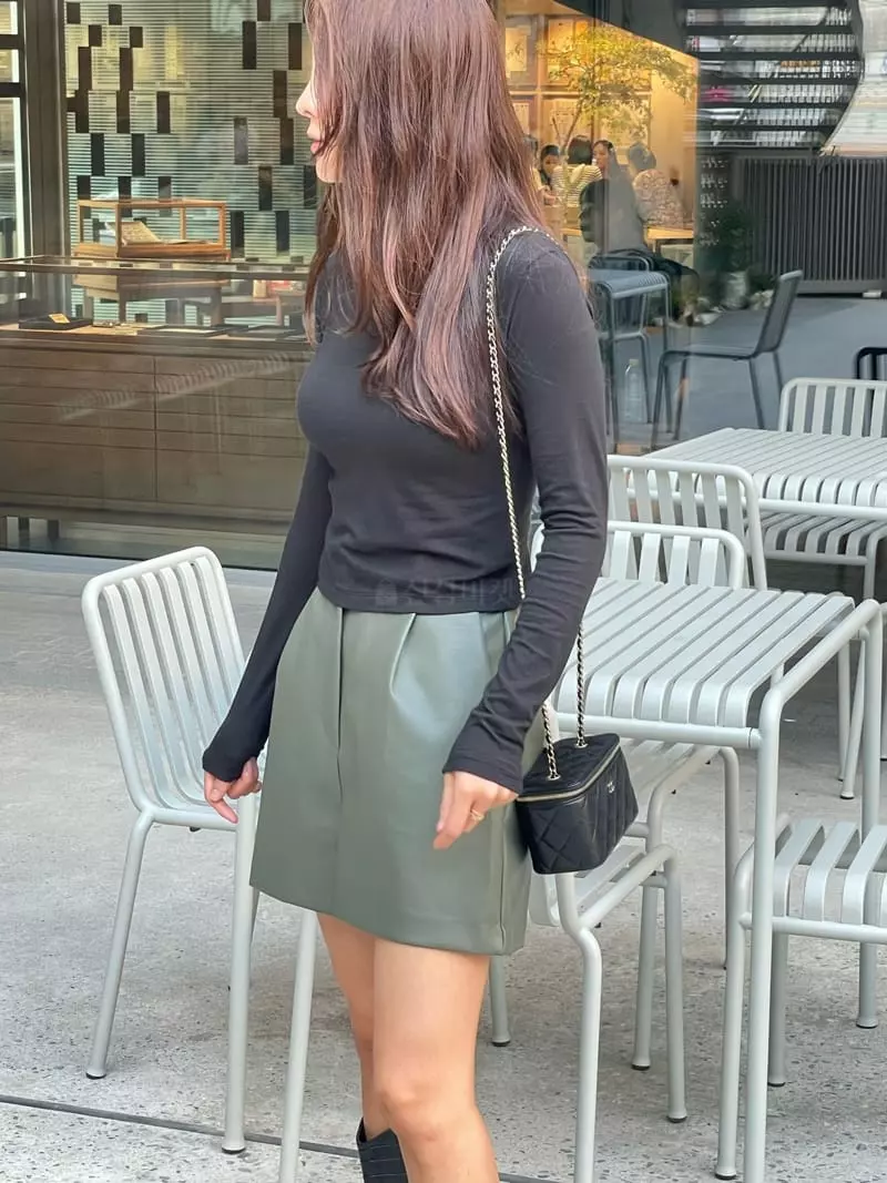 Levase - Korean Women Fashion - #momslook - Séance Crop Tee - 10
