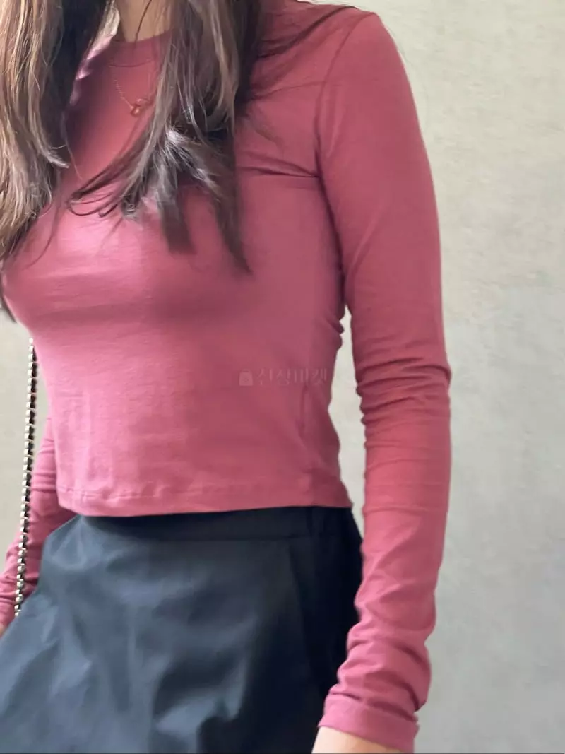 Levase - Korean Women Fashion - #momslook - Séance Crop Tee - 8